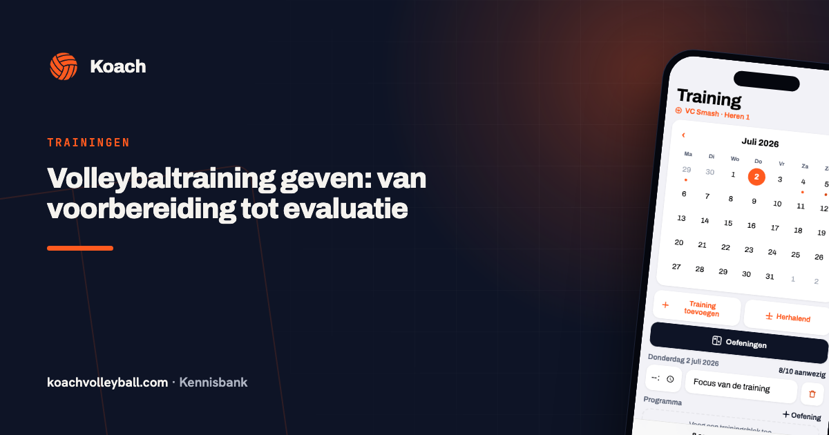 3-5 Choosing a Volleyball App for Dutch Volleyball Clubs: What to Look For
