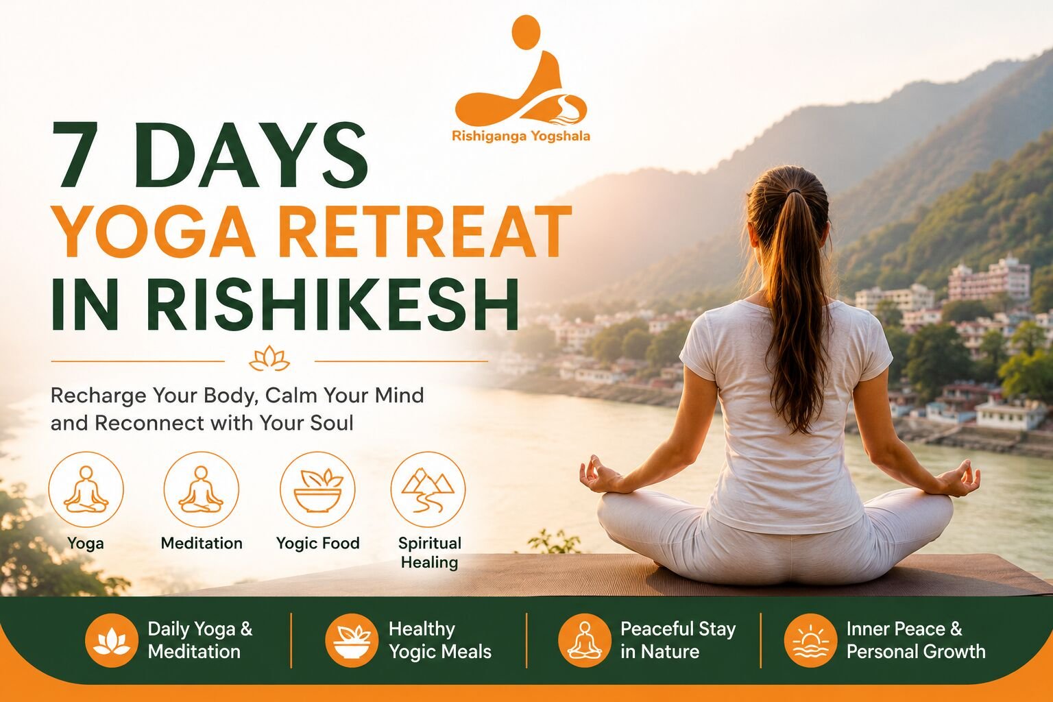 7 Days Yoga Retreat in Rishikesh