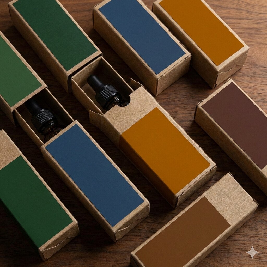 Custom Beard Oil Boxes