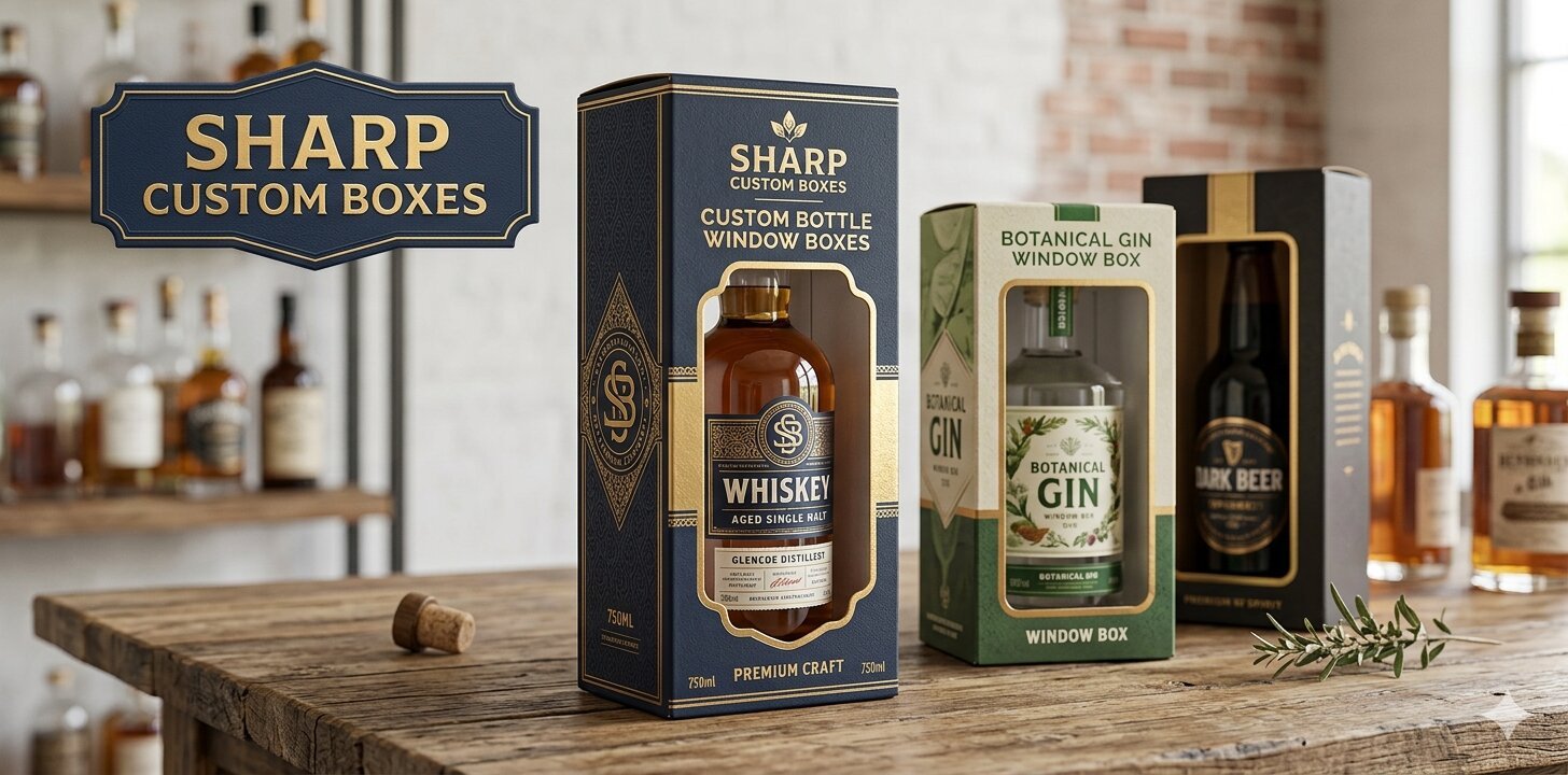 Custom Bottle Window Boxes