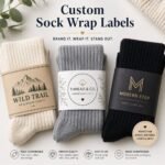 custom sock wrap labels