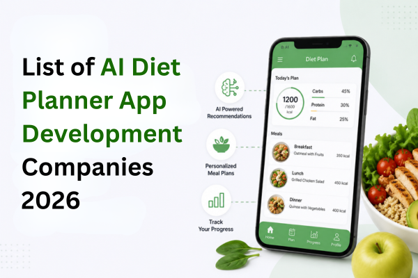 List of AI Diet Planner App Development Companies 2026