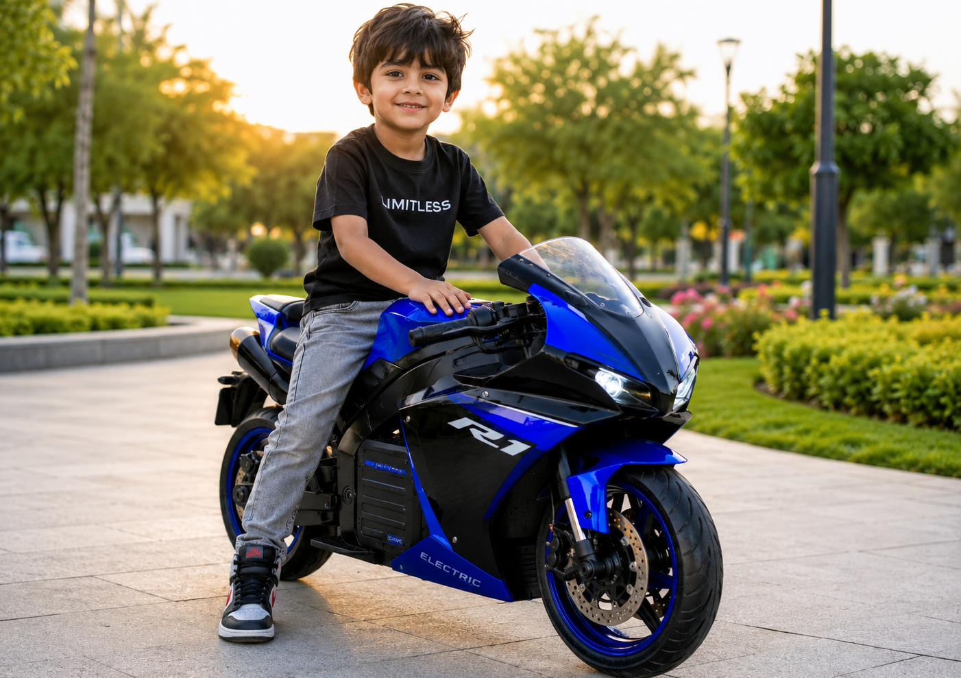 r1 kids electric bike