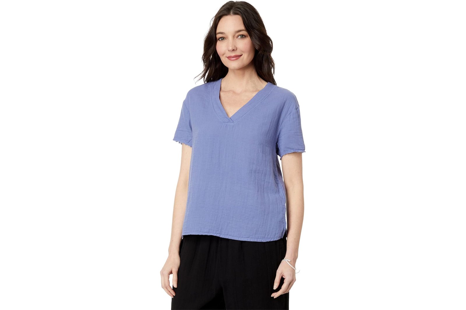 elasticated hem tops