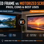 Fixed Frame vs Motorized Screens