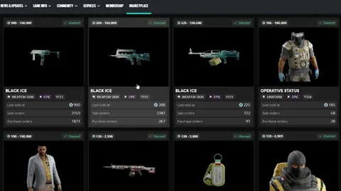 rainbow six siege marketplace closed