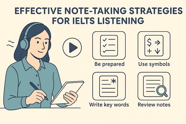 Effective Note-Making Techniques for IELTS Listening