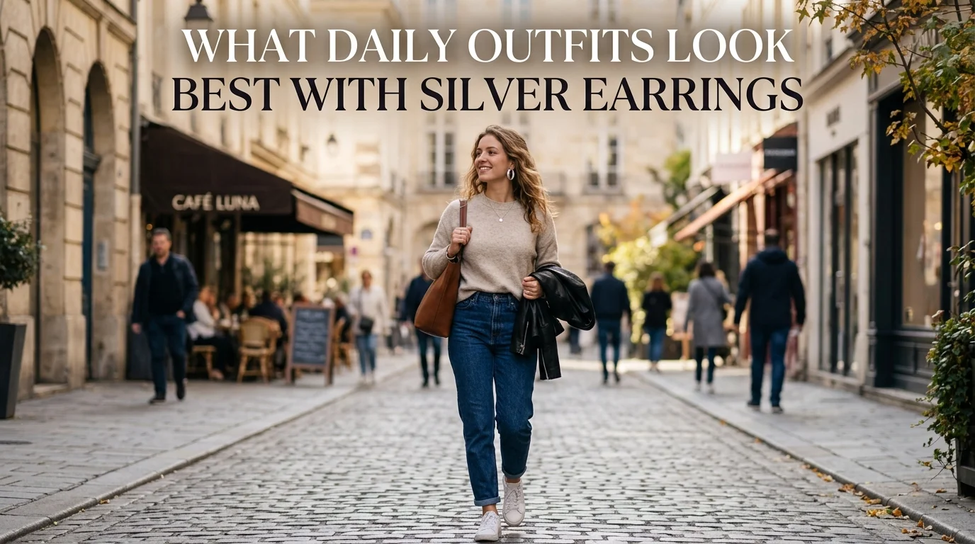 What Daily Outfits Look Best With Silver Earrings