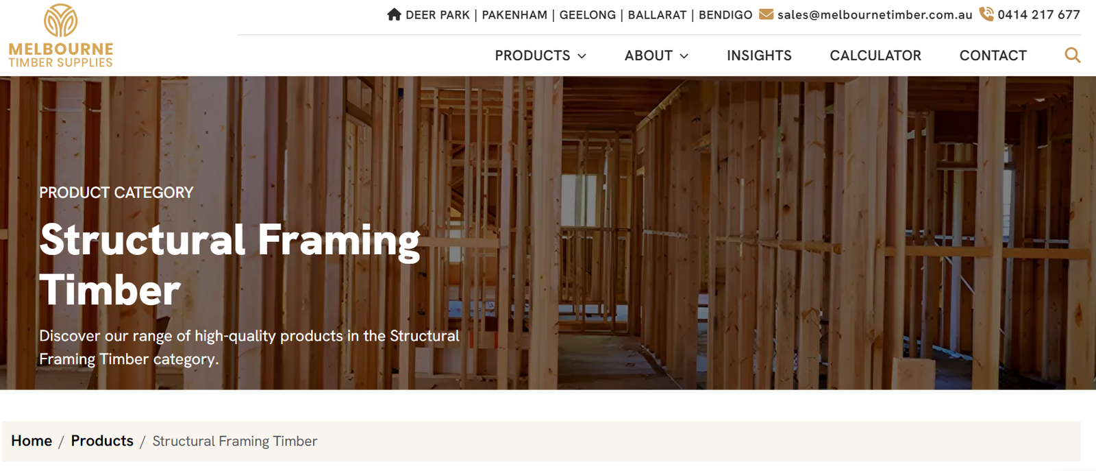 structural timber Melbourne