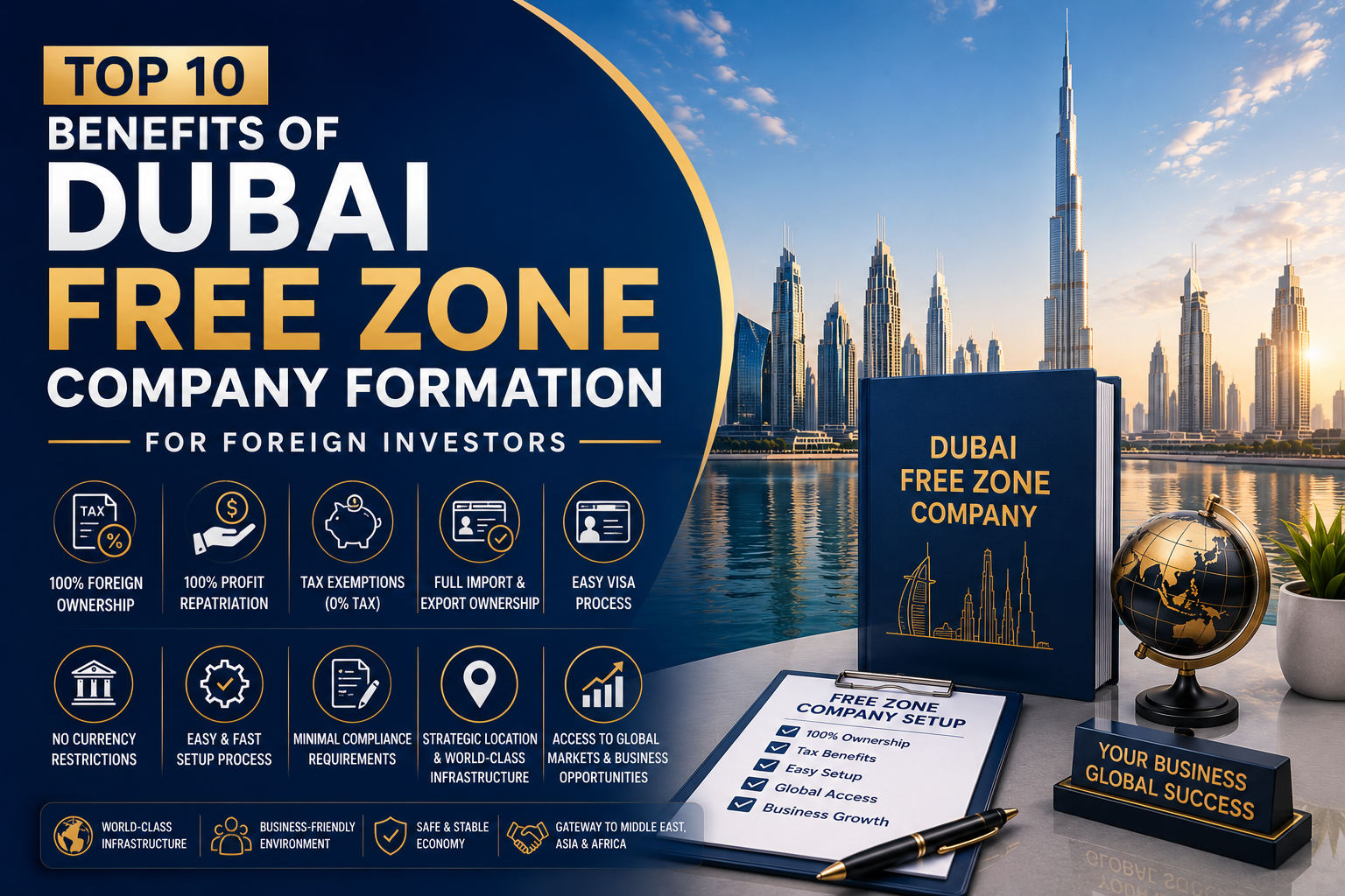 Benefits of Dubai Free Zone Company Formation