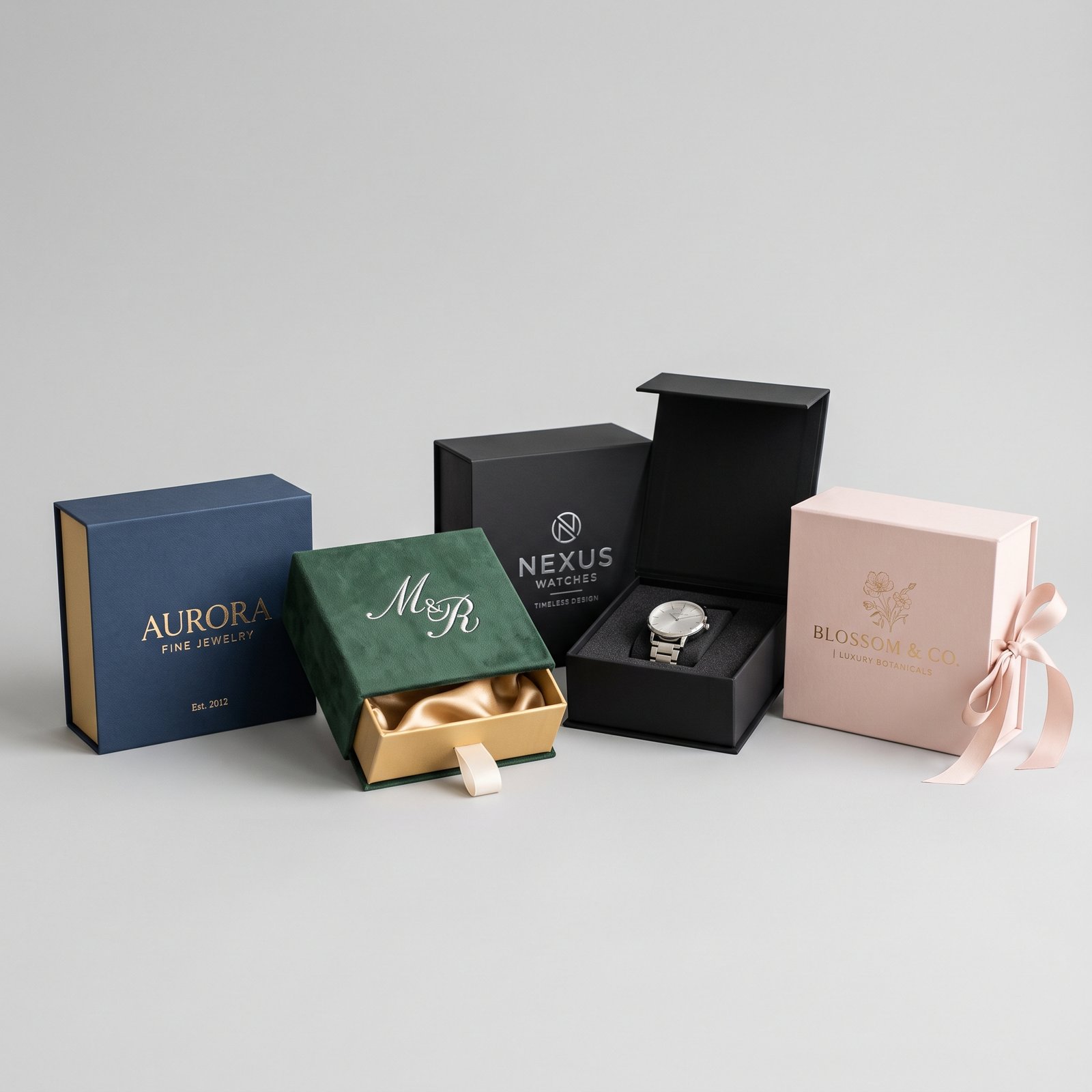 Custom presentation boxes