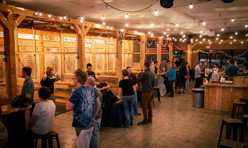 miramar axe throwing at brewery