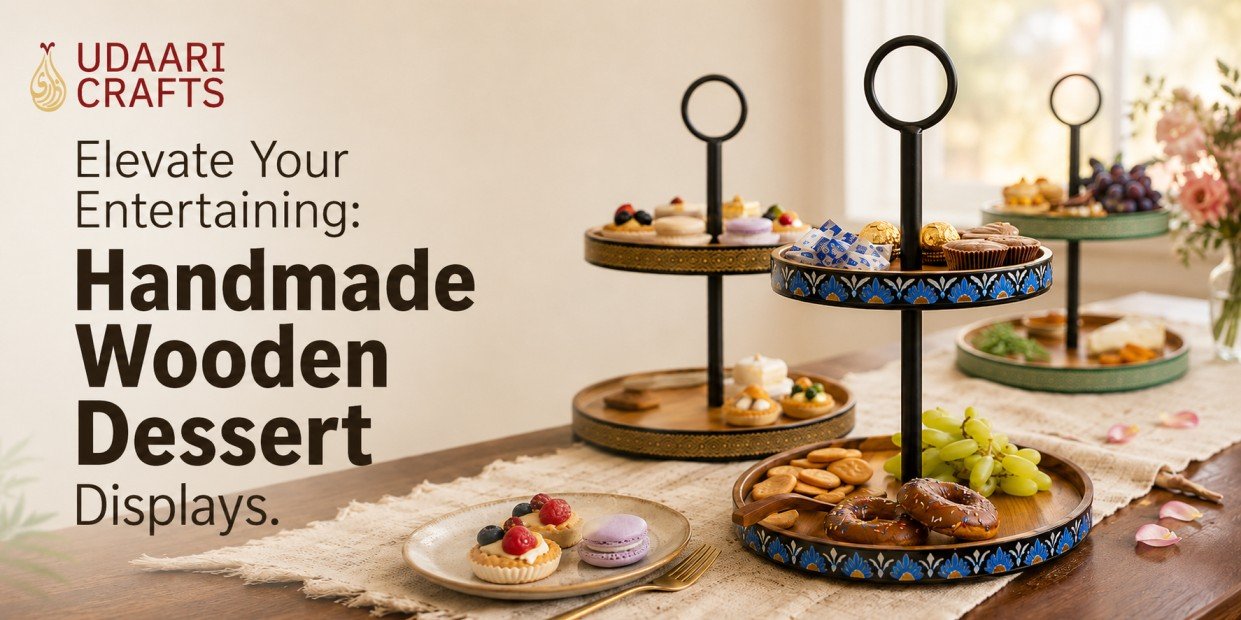 buy online handmade wooden serving trays in Pakistan