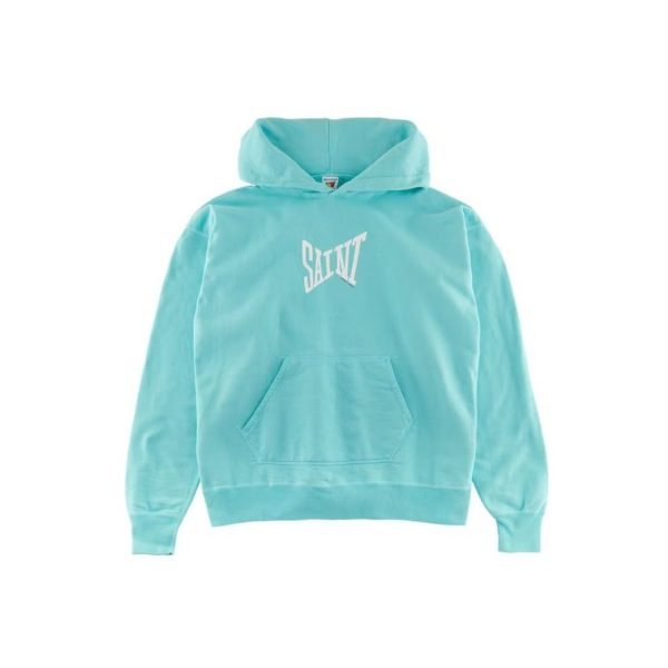 Saint Mxxxxxx Saint Hoodie Blue White