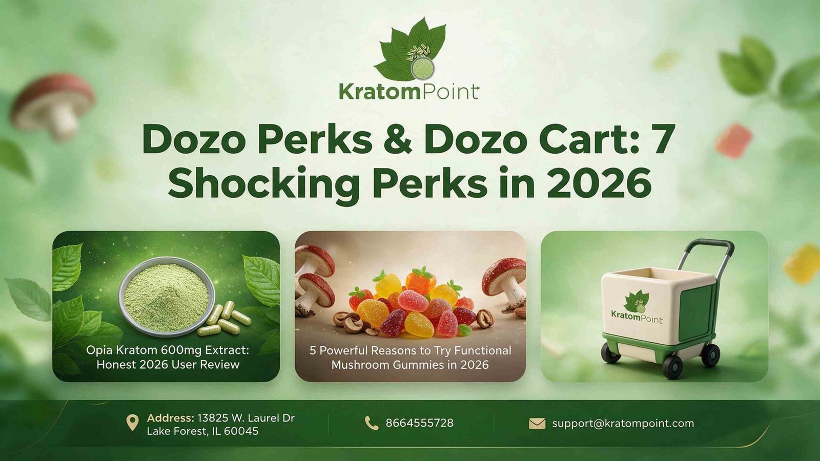 opia kratom dozo perks functional mushroom gummies