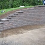 Retaining wall construction