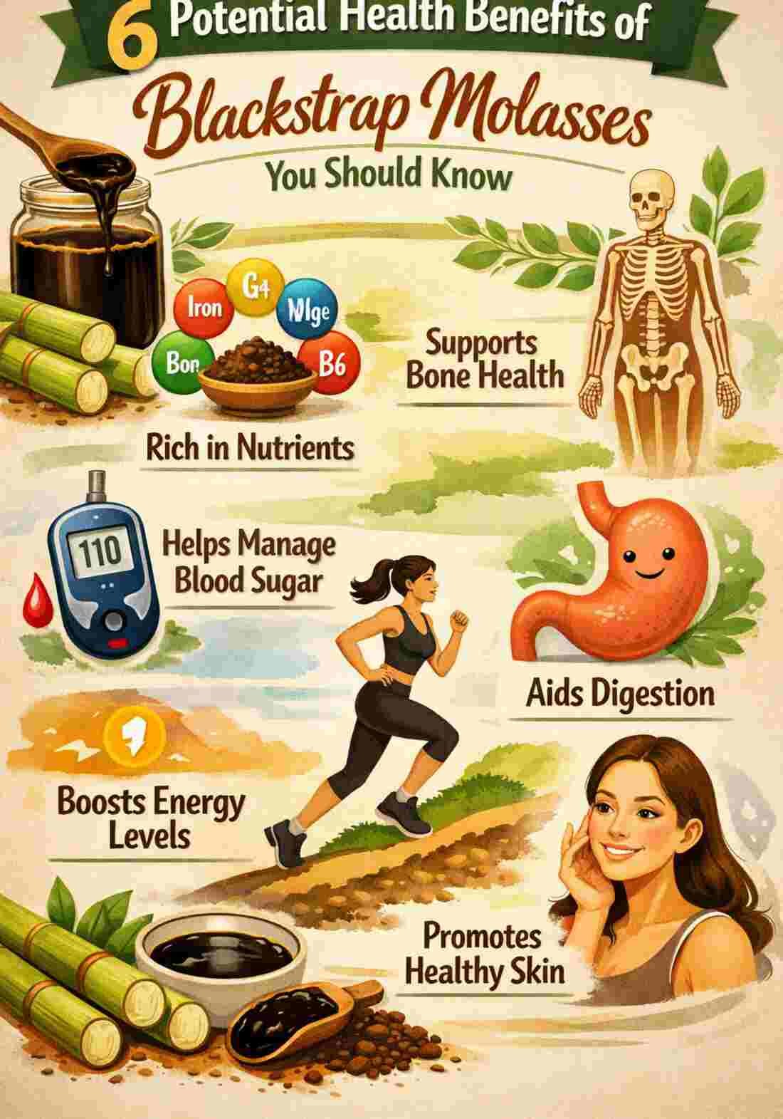 6 Potential Health Benefits of Blackstrap Molasses You Should Know