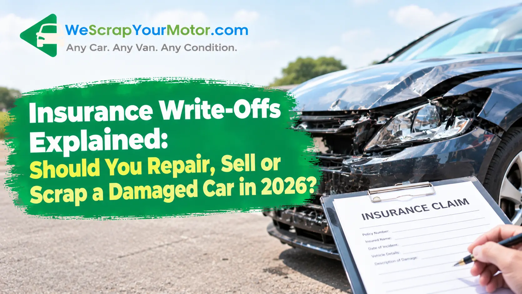 Insurance Write-Offs Explained Should You Repair, Sell or Scrap a Damaged Car in 2026